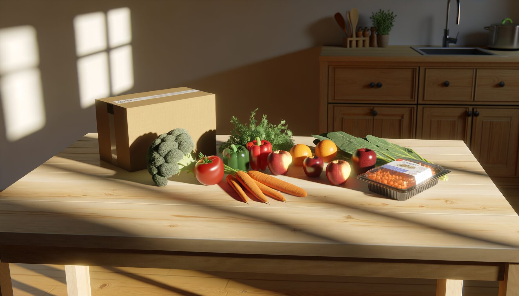 コープデリとパルシステムの食材比較イメージ