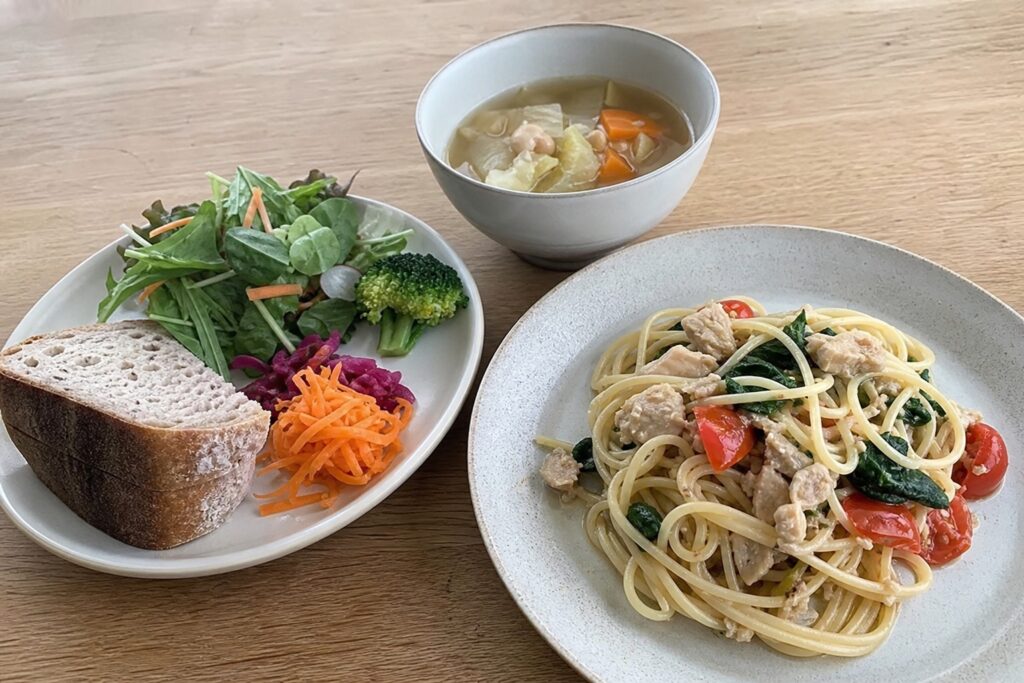 BASE FOODの口コミ・評判は？完全栄養食パン・パスタを徹底レビューしてみたの自然光撮影風アイキャッチ