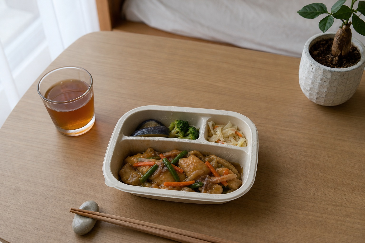 一人暮らしに最適な宅食サービス5選｜冷凍庫・少量・送料で厳選【2026年】の自然光撮影風アイキャッチ