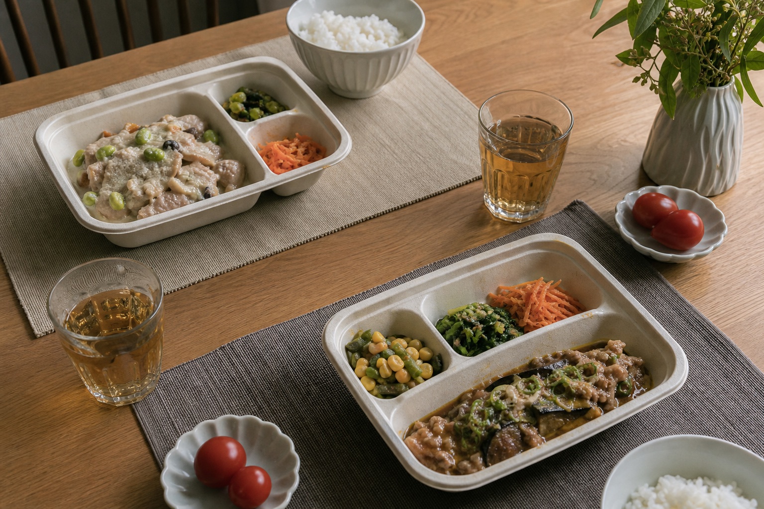 冷凍宅食×夫婦・カップル｜2人暮らしの最適導入量と冷凍庫サイズの選び方《2026の自然光撮影風アイキャッチ