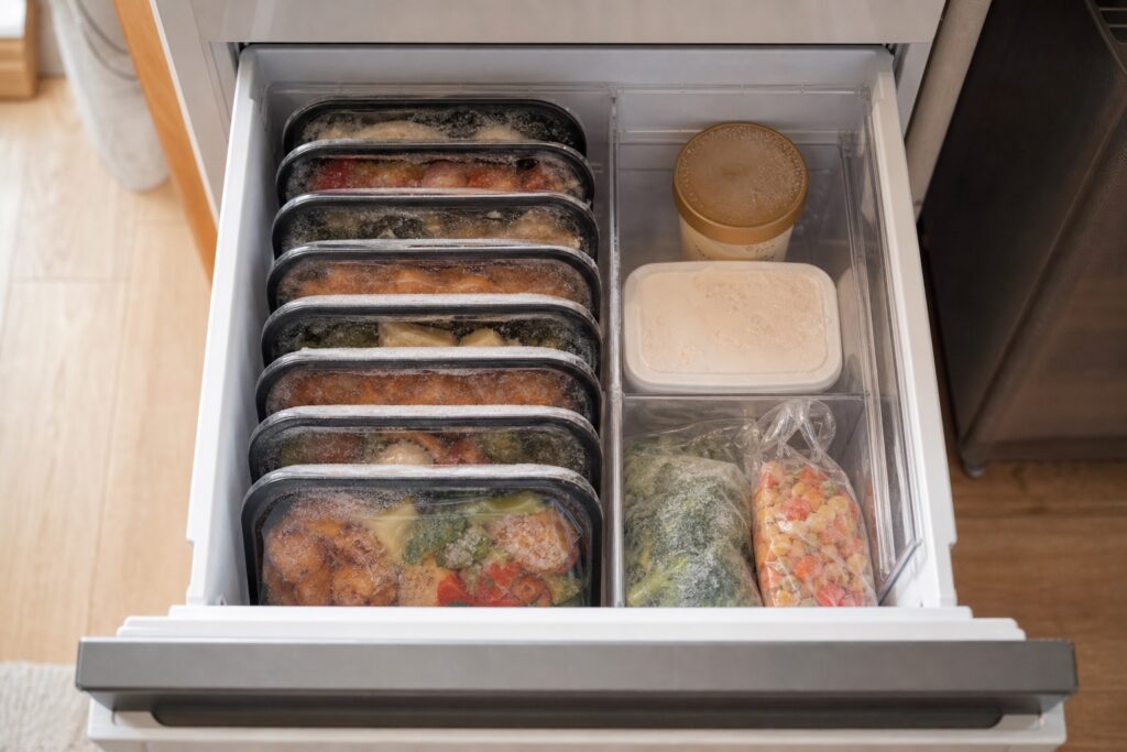 冷凍庫のサイズ別 宅食ストック運用完全ガイド｜30L〜200Lで何食まで入る？編集部の実測収納術のアイキャッチ画像